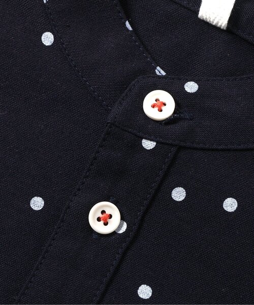 BREEZE（ブリーズ）の「【フォーマル対応】スタンドカラーシャツ（シャツ/ブラウス・キッズ・ネイビー/ライトグレー・130/120/110/100/90）」の7枚目の写真