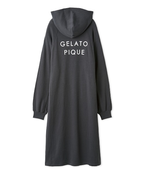 gelate pique☆ジェラートピケ☆ワンピース☆ルームウェア☆ セール】ロゴ裏毛ワンピース（ルームウェア/パジャマ）｜gelato