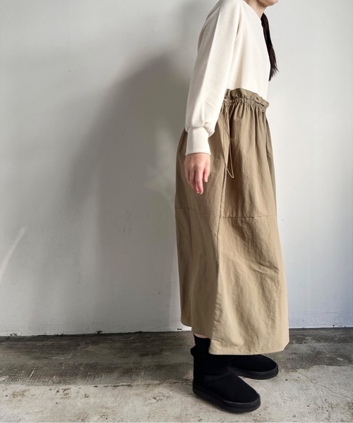 vent blanc(ヴァンブラン)の「SF:デニシェ denicher ミラノリブ コンビ ワンピース(ワンピース・レディース・チャコールグレー/アイボリー/ブラック・FREE)」の22枚目の写真