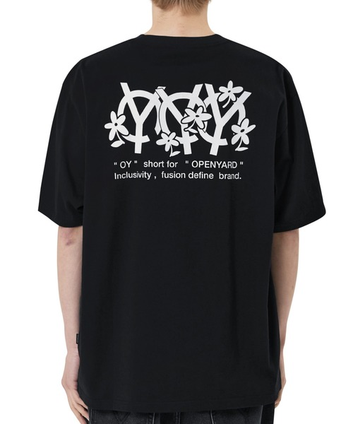 tシャツ 「OY/オーワイ」 TRIPLE FLOWER LOGO  TEE/トリプルフラワーロゴ半袖Tシャツ レディース メンズ OY/オーワイ』 TRIPLE FLOWER LOGO TEE/トリプルフラワーロゴ