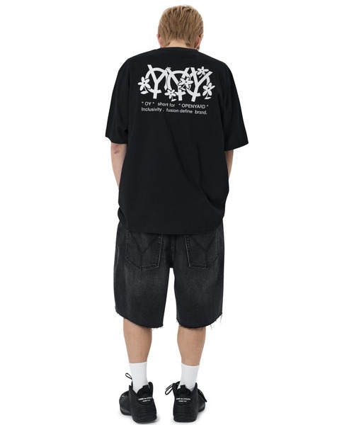tシャツ 「OY/オーワイ」 TRIPLE FLOWER LOGO  TEE/トリプルフラワーロゴ半袖Tシャツ レディース メンズ OY/オーワイ』 TRIPLE FLOWER LOGO TEE/トリプルフラワーロゴ