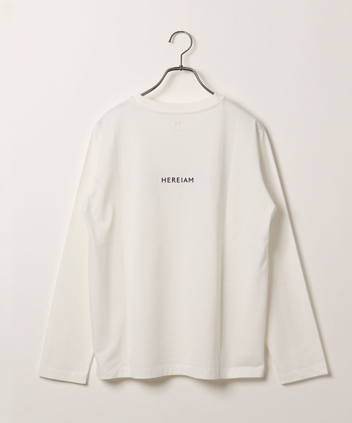 HEREIAM(ヘレイアム)の「【HEREIAM】OVERBOARDロングスリーブT(Tシャツ/カットソー・レディース・ブラック/ホワイト・FREE)」の12枚目の写真