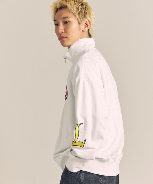 GALLIS ADDICTION（ガリスアディクション）の「GA 裏毛-COLORFULL刺繍HALF-ZIP（パーカー・メンズ・ホワイト/ブラック・M/L）」の10枚目の写真