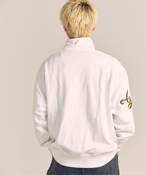 GALLIS ADDICTION（ガリスアディクション）の「GA 裏毛-COLORFULL刺繍HALF-ZIP（パーカー・メンズ・ホワイト/ブラック・M/L）」の7枚目の写真