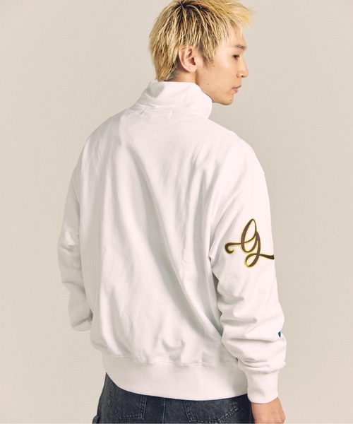GALLIS ADDICTION（ガリスアディクション）の「GA 裏毛-COLORFULL刺繍HALF-ZIP（パーカー・メンズ・ホワイト/ブラック・M/L）」の5枚目の写真