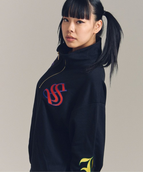 GALLIS ADDICTION（ガリスアディクション）の「GA 裏毛-COLORFULL刺繍HALF-ZIP（パーカー・メンズ・ホワイト/ブラック・M/L）」の22枚目の写真