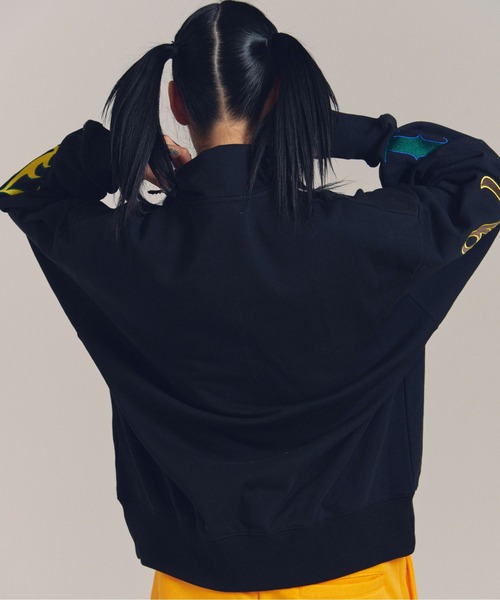 GALLIS ADDICTION（ガリスアディクション）の「GA 裏毛-COLORFULL刺繍HALF-ZIP（パーカー・メンズ・ホワイト/ブラック・M/L）」の19枚目の写真