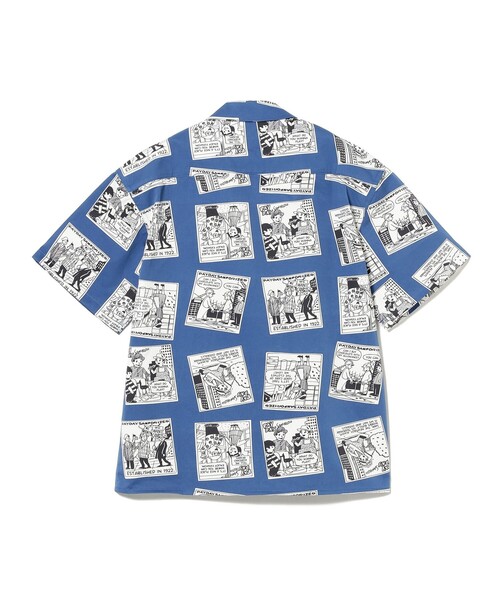 こども ビームス（コドモビームス）の「【別注】PAYDAY / コミック柄シャツ 2025SS（100～140cm）（シャツ/ブラウス・キッズ・オフホワイト/ブルー・100/110/120/130/140）」の12枚目の写真