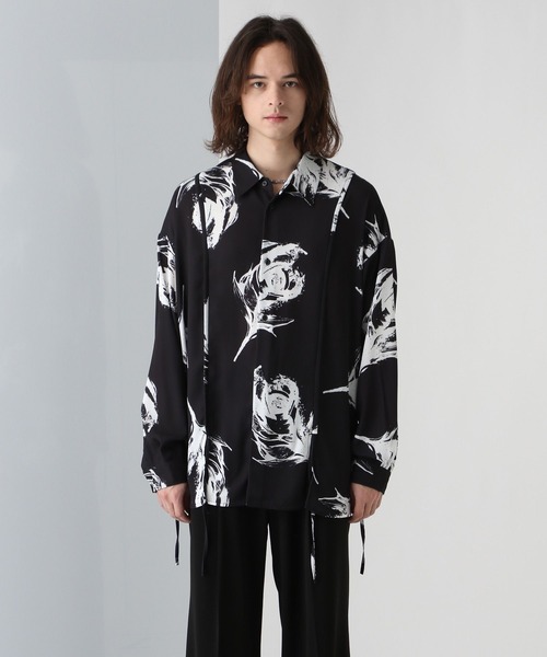 HARE（ハレ）の「【Goshow×HARE】パイピングシャツ(HARE)（シャツ/ブラウス・メンズ・ブラック系その他2/ブラック系その他・FREE）」の15枚目の写真