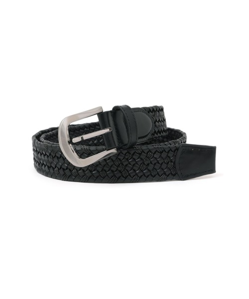 TORNADO MART(トルネードマート)の「ZERO by TORNADO MART∴ドモドッソラストレッチメッシュベルト(ベルト・メンズ・ダークブラウン系/ブラック/アイボリー・F)」の2枚目の写真