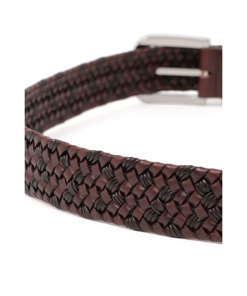 TORNADO MART(トルネードマート)の「ZERO by TORNADO MART∴ドモドッソラストレッチメッシュベルト(ベルト・メンズ・ダークブラウン系/ブラック/アイボリー・F)」の6枚目の写真