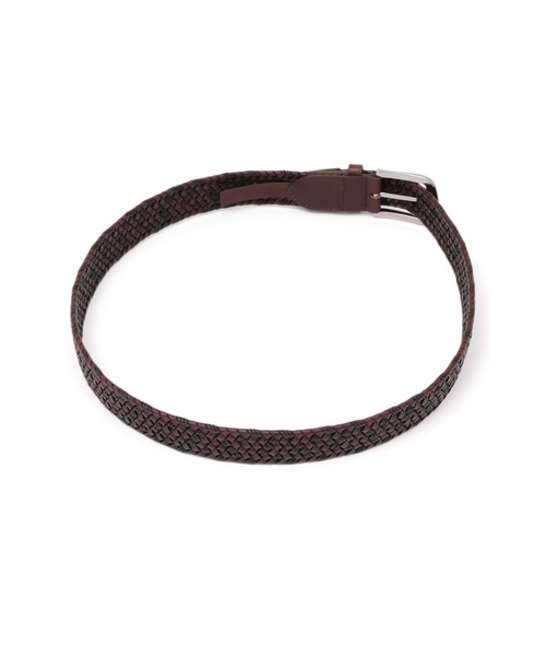 TORNADO MART(トルネードマート)の「ZERO by TORNADO MART∴ドモドッソラストレッチメッシュベルト(ベルト・メンズ・ダークブラウン系/ブラック/アイボリー・F)」の4枚目の写真