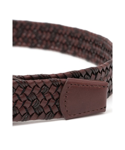 TORNADO MART(トルネードマート)の「ZERO by TORNADO MART∴ドモドッソラストレッチメッシュベルト(ベルト・メンズ・ダークブラウン系/ブラック/アイボリー・F)」の8枚目の写真