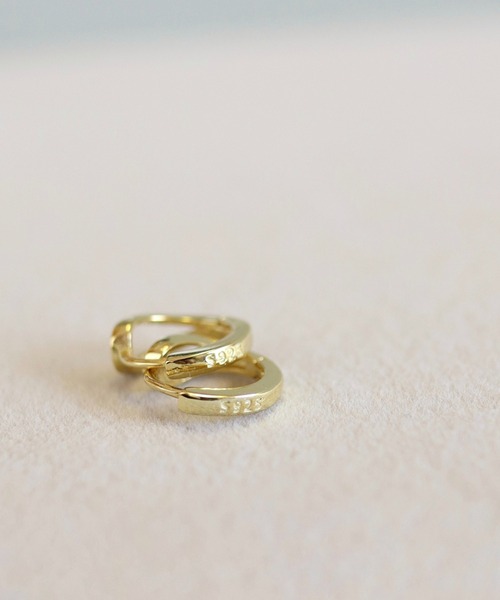 CERCA(チェルカ)の「KAM.accessory/silver925/金属アレルギー対応/ミニフープピアス/逆しずく型ピアス(ピアス(両耳用)・レディース・シルバー/ゴールド・FREE)」の16枚目の写真