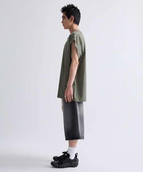 kudos ノースリーブ クードス KUDOS 19SS 変形 ノースリーブカットソー メンズ JPN