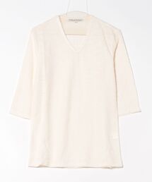 【Growth by Grail】Vネックデザイン7分カットソー