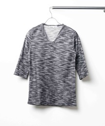 【Growth by Grail】Vネックデザイン7分カットソー