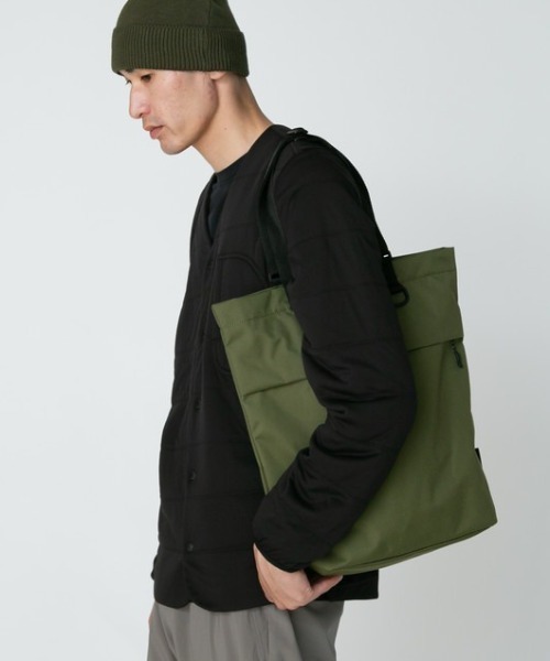 Snow Peak（スノーピーク）の「Everyday Use 2Way Tote Bag トートバッグ（トートバッグ・メンズ・グレー/オリーブ/ブラック・ONE SIZE）」の3枚目の写真