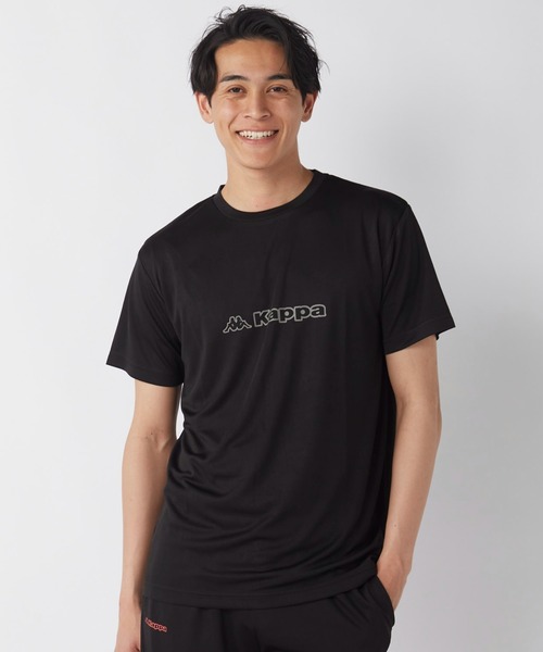 Kappa】【吸汗速乾/紫外線対策/UVケア】グラフィック半袖Tシャツ