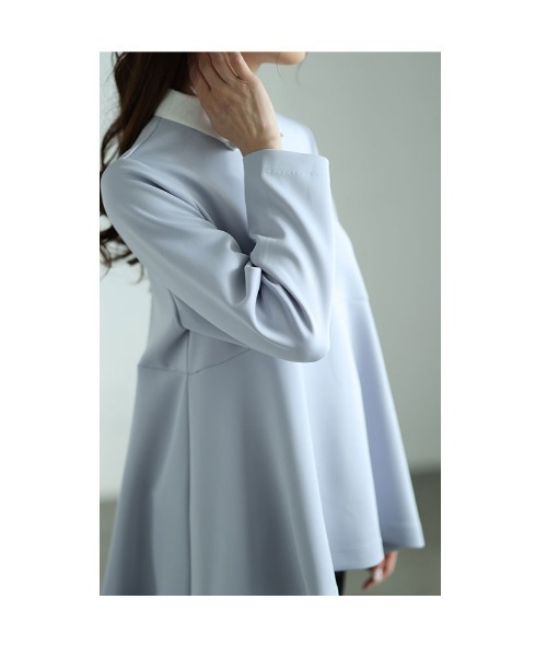 Sawa a la mode(サワアラモード)の「2wayペプラムカットソー(Tシャツ/カットソー・レディース・ブラック/アイボリー/サックスブルー・FREE)」の21枚目の写真