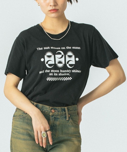 セール】(mag.by c)SUN&MOON S/S TEE（Tシャツ/カットソー