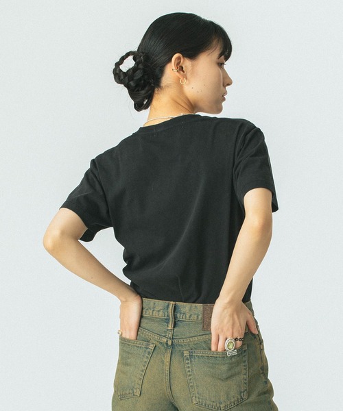ROSE BUD(ローズバッド)の「(mag.by c)SUN&MOON S/S TEE(Tシャツ/カットソー・レディース・ブラック/ネイビー/レッド・ONE SIZE)」の5枚目の写真