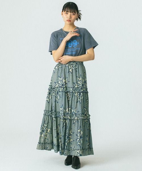ROSE BUD(ローズバッド)の「(mag.by c)SUN&MOON S/S TEE(Tシャツ/カットソー・レディース・ブラック/ネイビー/レッド・ONE SIZE)」の13枚目の写真