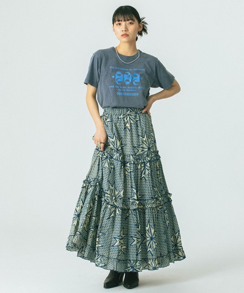 ROSE BUD(ローズバッド)の「(mag.by c)SUN&MOON S/S TEE(Tシャツ/カットソー・レディース・ブラック/ネイビー/レッド・ONE SIZE)」の14枚目の写真