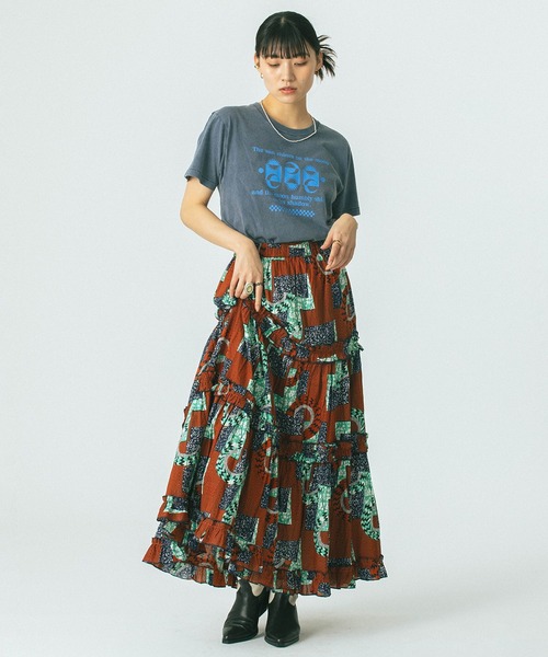 ROSE BUD(ローズバッド)の「(mag.by c)SUN&MOON S/S TEE(Tシャツ/カットソー・レディース・ブラック/ネイビー/レッド・ONE SIZE)」の20枚目の写真