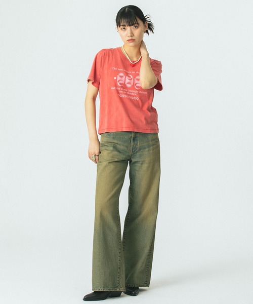 ROSE BUD(ローズバッド)の「(mag.by c)SUN&MOON S/S TEE(Tシャツ/カットソー・レディース・ブラック/ネイビー/レッド・ONE SIZE)」の22枚目の写真