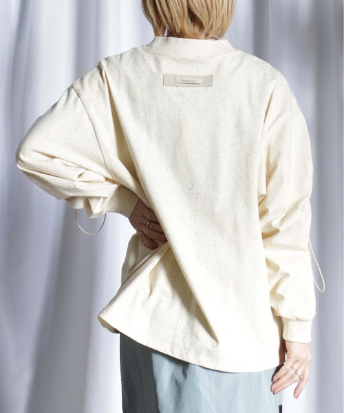 セール】袖ドロストネップシャーリングT（Tシャツ/カットソー