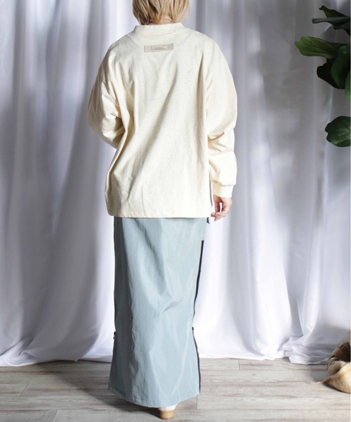 セール】袖ドロストネップシャーリングT（Tシャツ/カットソー