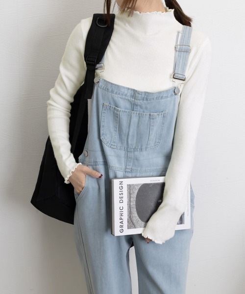 Miniministore(ミニミニストア)の「メロウフリル ニットトップス レディース(ニット/セーター・レディース・ホワイト/アイボリー/ブラック/ベージュ/ブラウン/カーキ/グレー・FREE)」の15枚目の写真