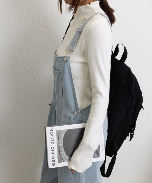 Miniministore(ミニミニストア)の「メロウフリル ニットトップス レディース(ニット/セーター・レディース・ホワイト/アイボリー/ブラック/ベージュ/ブラウン/カーキ/グレー・FREE)」の16枚目の写真