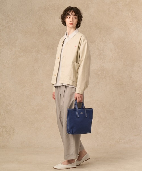 DANTON(ダントン)の「COTTON CANVAS TOTE BAG〈VOSGES MOYEN〉(トートバッグ・レディース・グレー/ブルー/アイボリー/レッド系その他/グリーン/ブラック/モカ・-)」の16枚目の写真