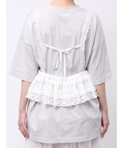 メリージェニー リボンレースペプラムビスチェ セール】リボンレースペプラムビスチェ（キャミソール）｜merry