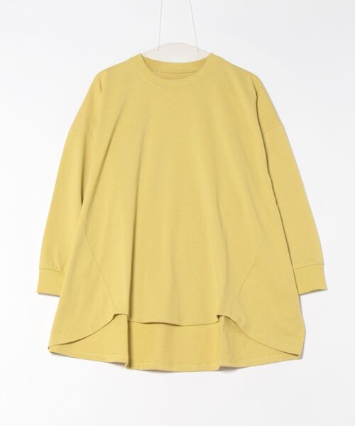 and it_(アンドイット)の「コクーンプルオーバー(Tシャツ/カットソー・レディース・イエロー/ブラック/その他/オフホワイト・M)」の1枚目の写真