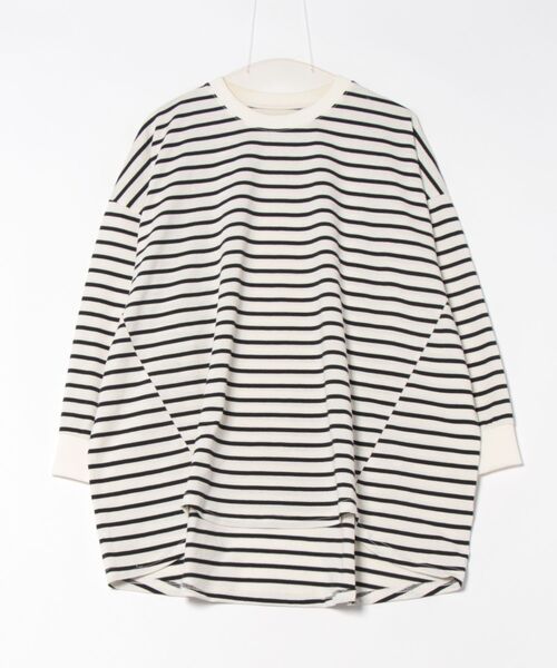 and it_(アンドイット)の「コクーンプルオーバー(Tシャツ/カットソー・レディース・イエロー/ブラック/その他/オフホワイト・M)」の4枚目の写真