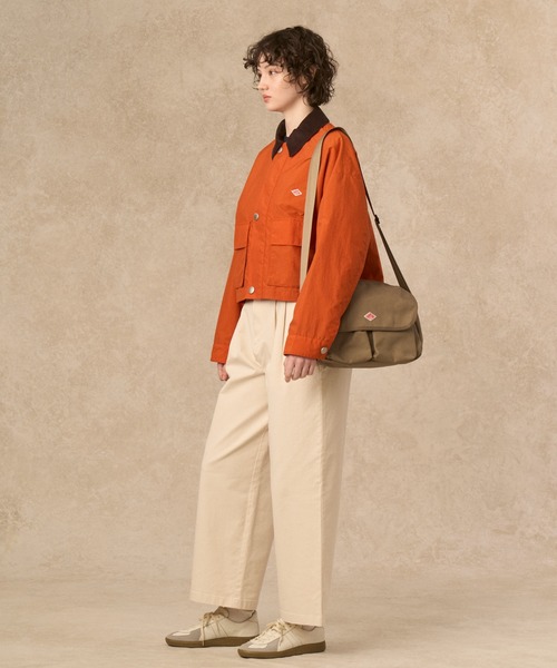 DANTON（ダントン）の「CANVAS SHOULDER BAG〈OBERKAMPF〉（ショルダーバッグ・レディース・ブルー/ライトブラウン/ブラック/アイボリー・-）」の18枚目の写真