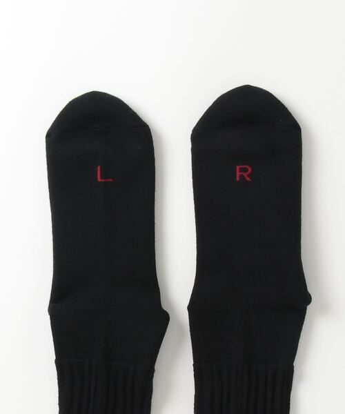 Jieda（ジエダ）の「ORGANIC COTTON RIB SOCKS（ソックス/靴下・メンズ・オフホワイト/ブラック/グレー・ONESIZE）」の5枚目の写真