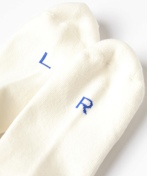 Jieda（ジエダ）の「ORGANIC COTTON RIB SOCKS（ソックス/靴下・メンズ・オフホワイト/ブラック/グレー・ONESIZE）」の6枚目の写真