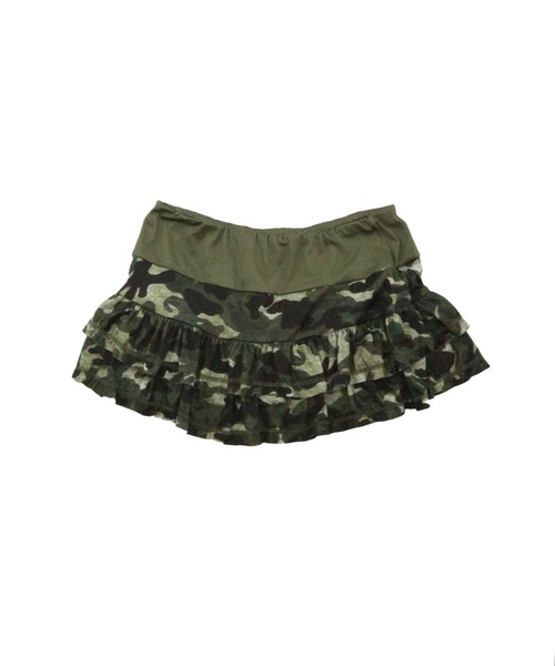 Camouflage Balloon Mini Skirt / 迷彩柄バルーンスカート