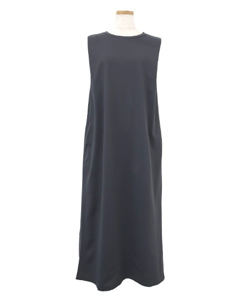 select MOCA(セレクトモカ)の「タックノースリーブワンピース(ワンピース・レディース・ブラック/チャコールグレー・MEDIUM/LARGE)」の8枚目の写真