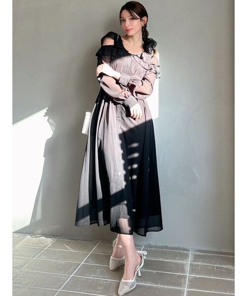 RESEXXY(リゼクシー)の「コルセットシャツフレアワンピース(シャツワンピース・レディース・ホワイト/ピンク/ブラック・FREE)」の17枚目の写真