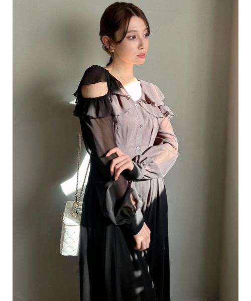 RESEXXY(リゼクシー)の「コルセットシャツフレアワンピース(シャツワンピース・レディース・ホワイト/ピンク/ブラック・FREE)」の19枚目の写真