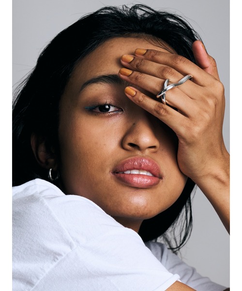 lambda ラムダ　シルバー　ダブルフィンガーリング シルバー ダブルフィンガーリング｜リング｜LAMBDA(ラムダ) ジュエリー