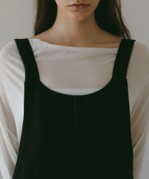 ETRE TOKYO（エトレトウキョウ）の「デザインネックシアープルオーバー（Tシャツ/カットソー・レディース・ホワイト/ブラウン/ネイビー・FREE）」の22枚目の写真