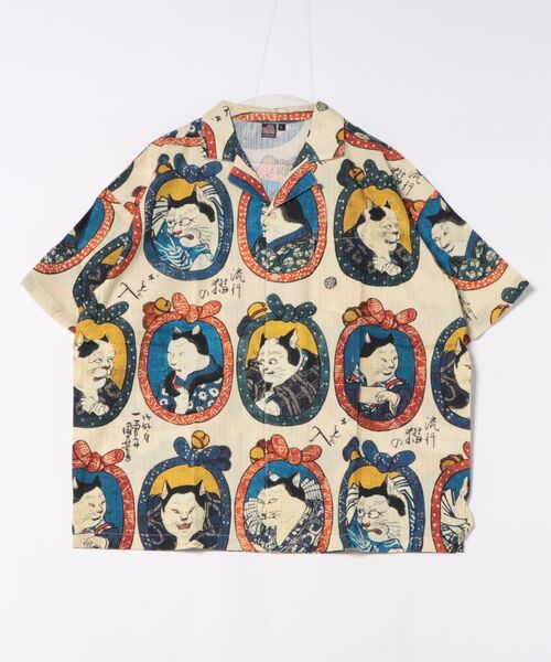 カヤ（カヤ）の「【カヤ】着る、NIPPON ART 倭の絵シャツL（シャツ/ブラウス・メンズ・ブラック/ライトブルー/ブルー/ベージュ/ダークグレー/ネイビー/オレンジ/ブラウン/ダークネイビー/グリーン/ピンク/レッド/その他5/その他3/その他4/その他2/その他1・L）」の13枚目の写真