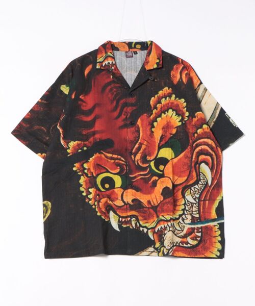 カヤ（カヤ）の「【カヤ】着る、NIPPON ART 倭の絵シャツL（シャツ/ブラウス・メンズ・ブラック/ライトブルー/ブルー/ベージュ/ダークグレー/ネイビー/オレンジ/ブラウン/ダークネイビー/グリーン/ピンク/レッド/その他5/その他3/その他4/その他2/その他1・L）」の15枚目の写真