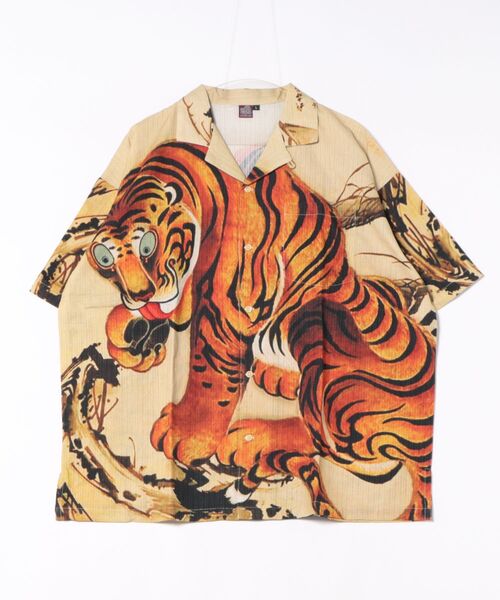 カヤ（カヤ）の「【カヤ】着る、NIPPON ART 倭の絵シャツL（シャツ/ブラウス・メンズ・ブラック/ライトブルー/ブルー/ベージュ/ダークグレー/ネイビー/オレンジ/ブラウン/ダークネイビー/グリーン/ピンク/レッド/その他5/その他3/その他4/その他2/その他1・L）」の17枚目の写真